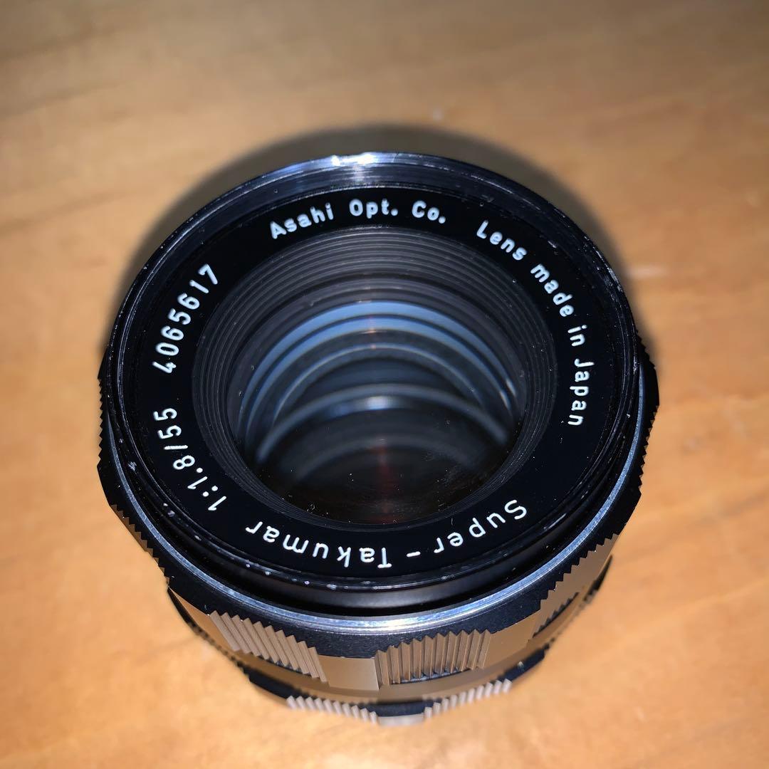 Super Takumar 55mm f1.8 マウントアダプター付き