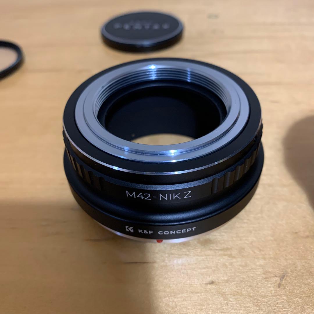 Super Takumar 55mm f1.8 マウントアダプター付き