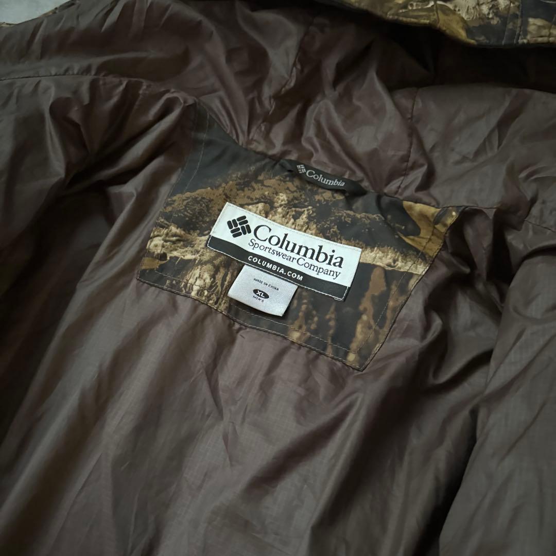 【超希少❗️】極美品✨columbia ダウン　カモ柄　リアルツリー　L