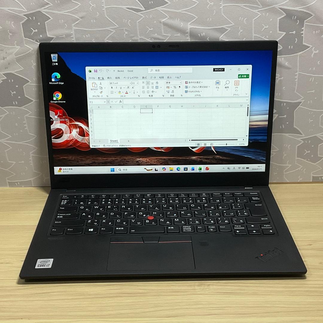美品・大容量メモリ＞ Thinkpad X1 i7/16G/1000G　高性能