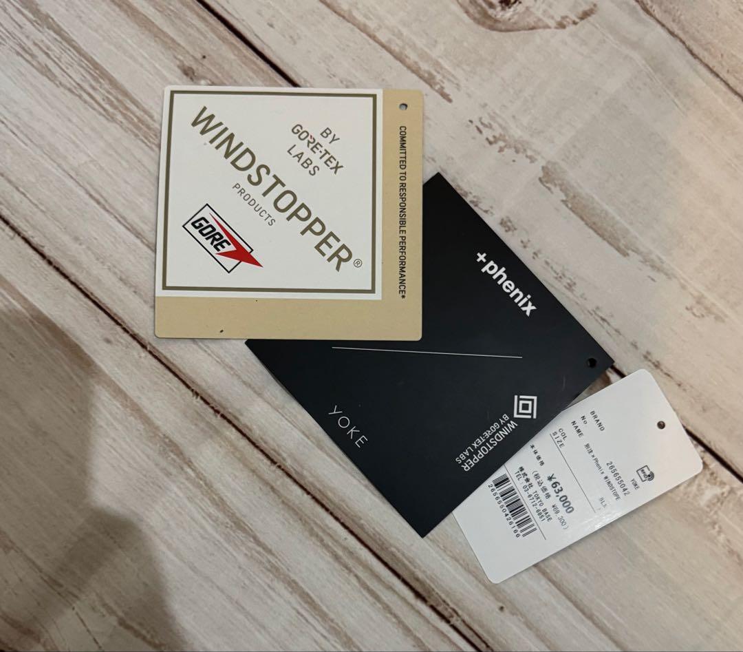 +phenix YOKE ブラックジャンパー