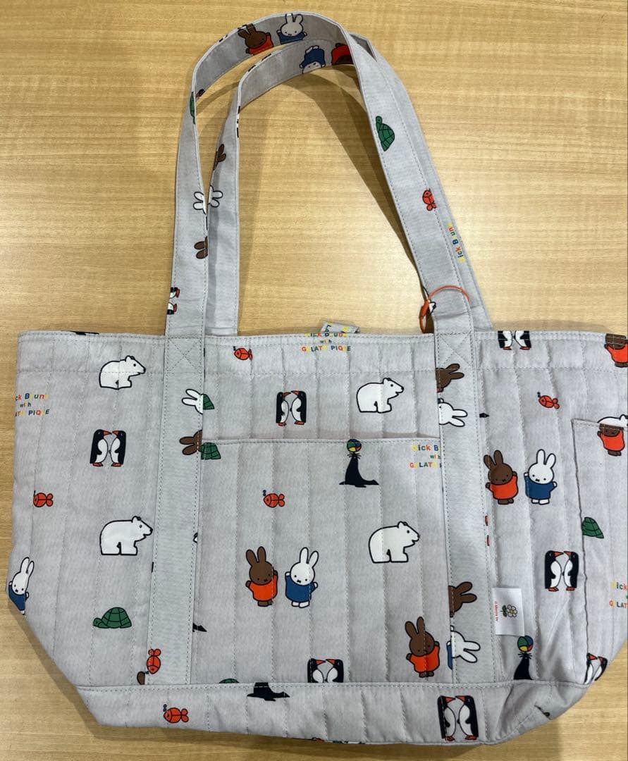 gelato pique キルティング総柄ママバッグ