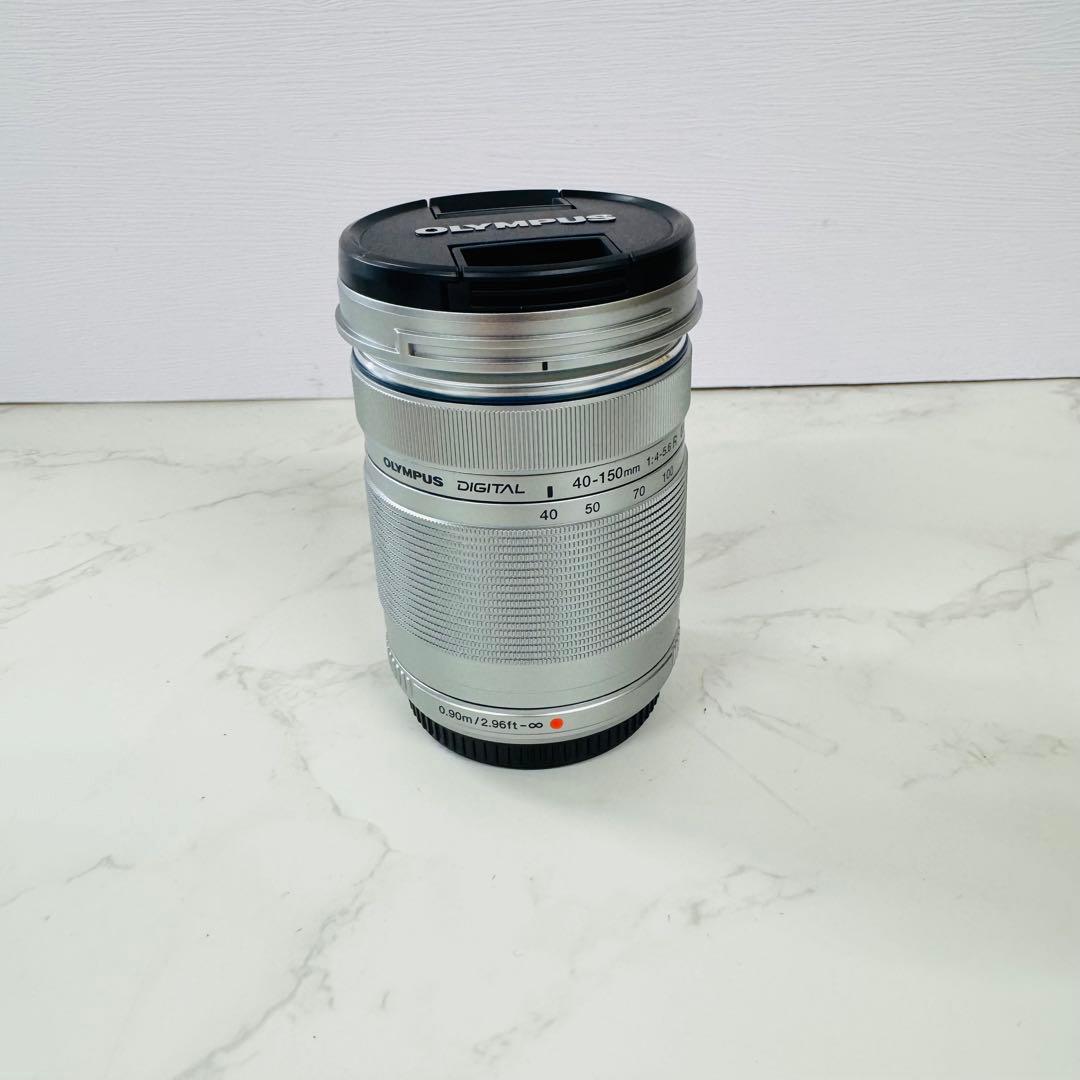 美品 OLYMPUS M.ZUIKO DIGITAL 40-150mm望遠レンズ