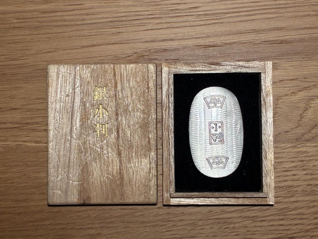 012 純銀小判 6g 桐箱付き
