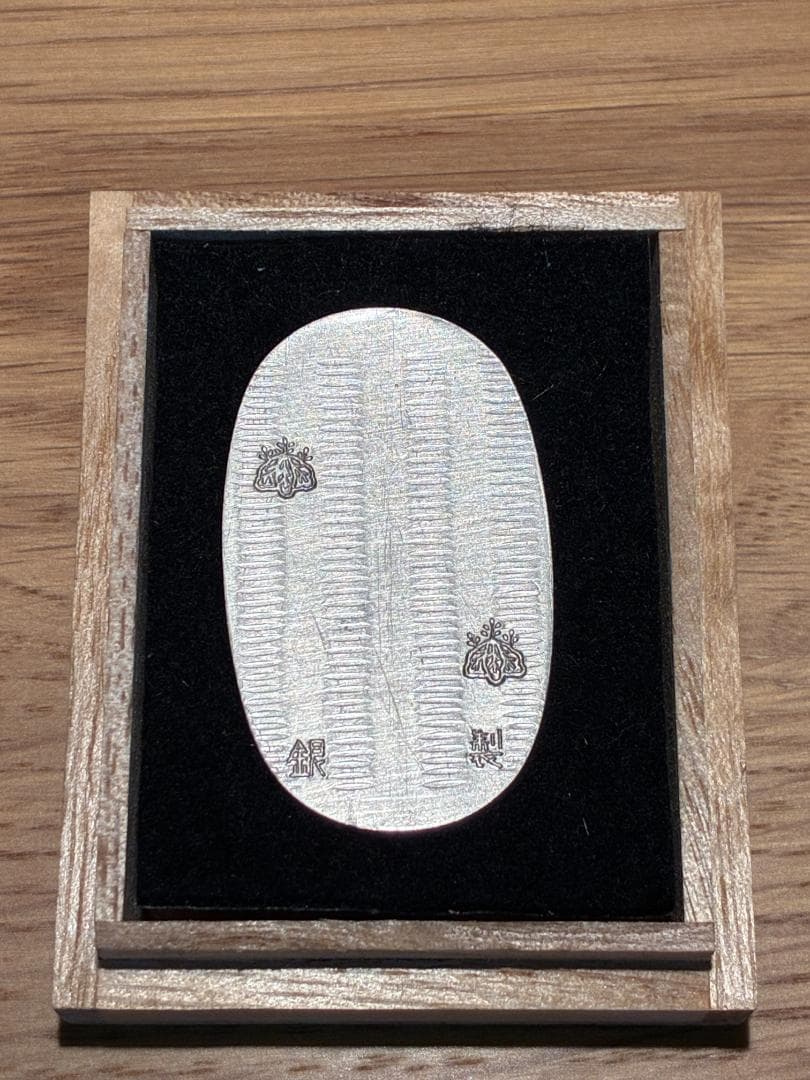 012 純銀小判 6g 桐箱付き