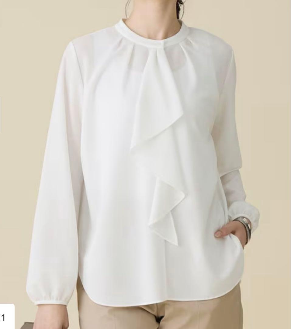 タイムセール！今だけ自由区最新作アム全ジャージーブラウス