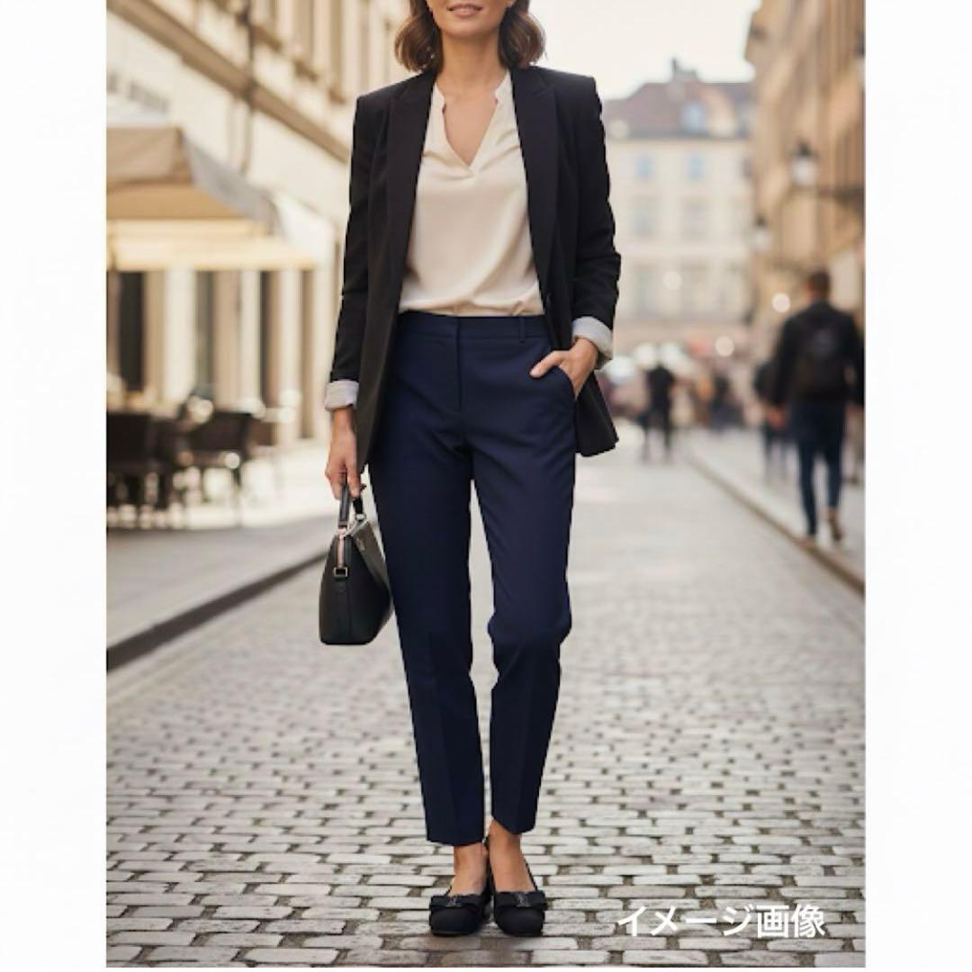 フェラガモ ヴァラ リボン パンプス ヌバック 23cm レディース ブルー系