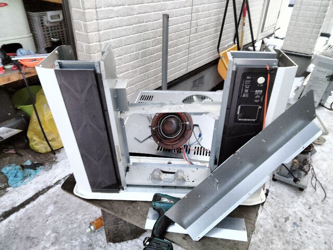 傷汚れあり引き取り及び近郊配達限定！サンポットFF石油ストーブ220年式中古年式