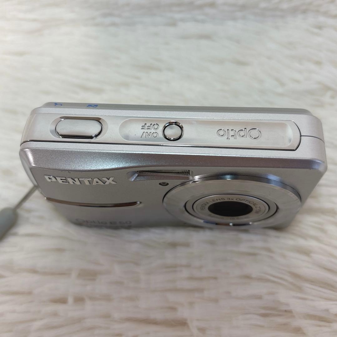 【美品】 PENTAX Optio E50 コンパクトデジタルカメラ 乾電池式