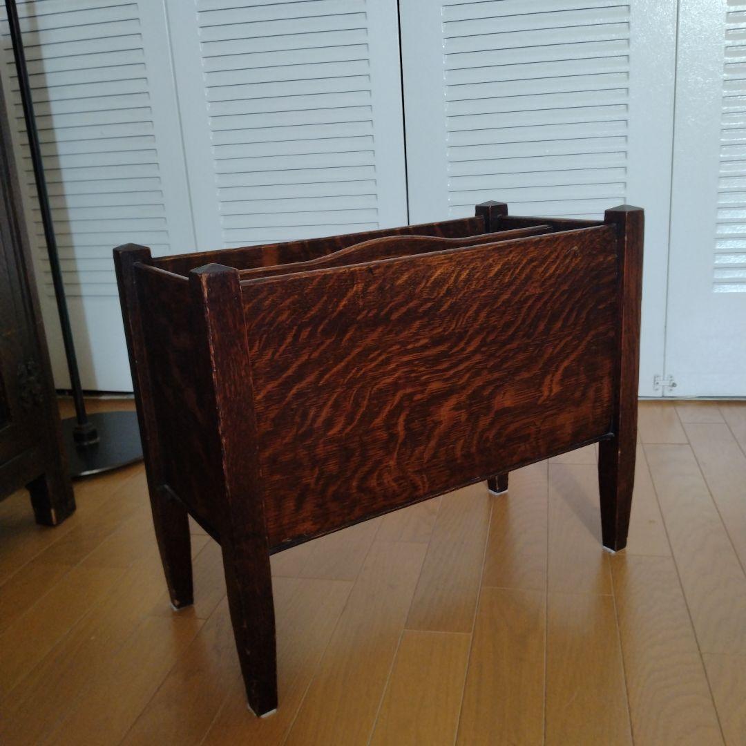 イギリスアンティーク　マガジンラック