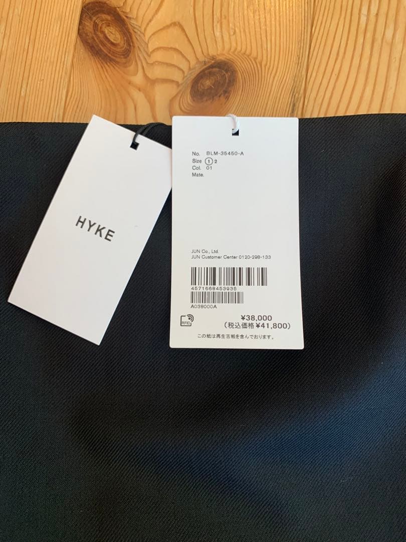 トップス HYKE VIYELLA STRAPLESS TOP hyke25SS