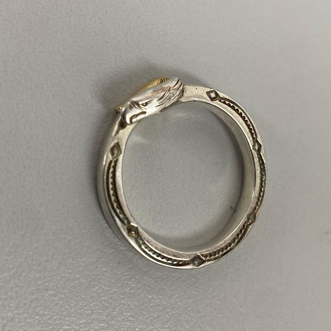 鷲見太郎 Ring リング ダブルイーグルフェイス SV925/K18