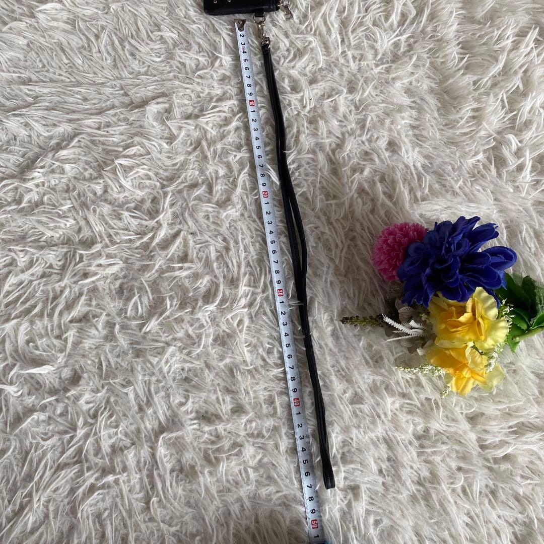 ヒステリックグラマー　ロゴスタッズ　ラウンドジップ　ミニウォレット　ネック