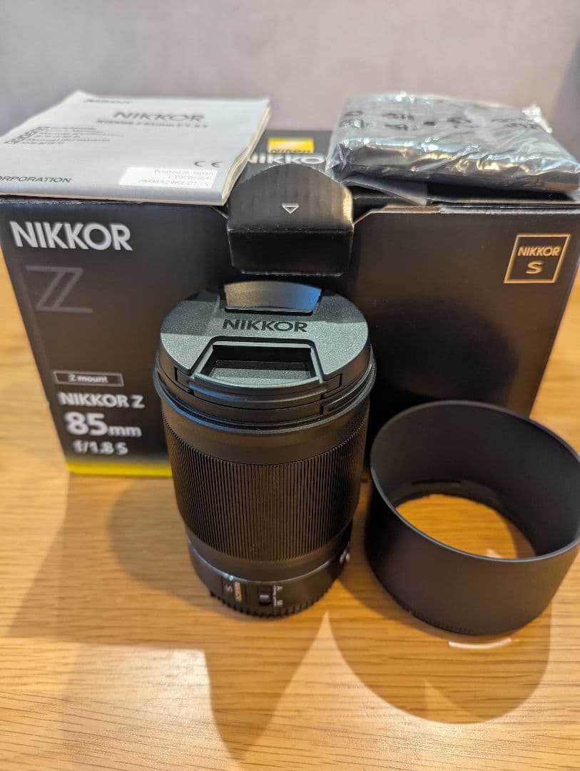 美品ニコンNIKKOR Z85mm f/1.8 S 箱付Zマウント