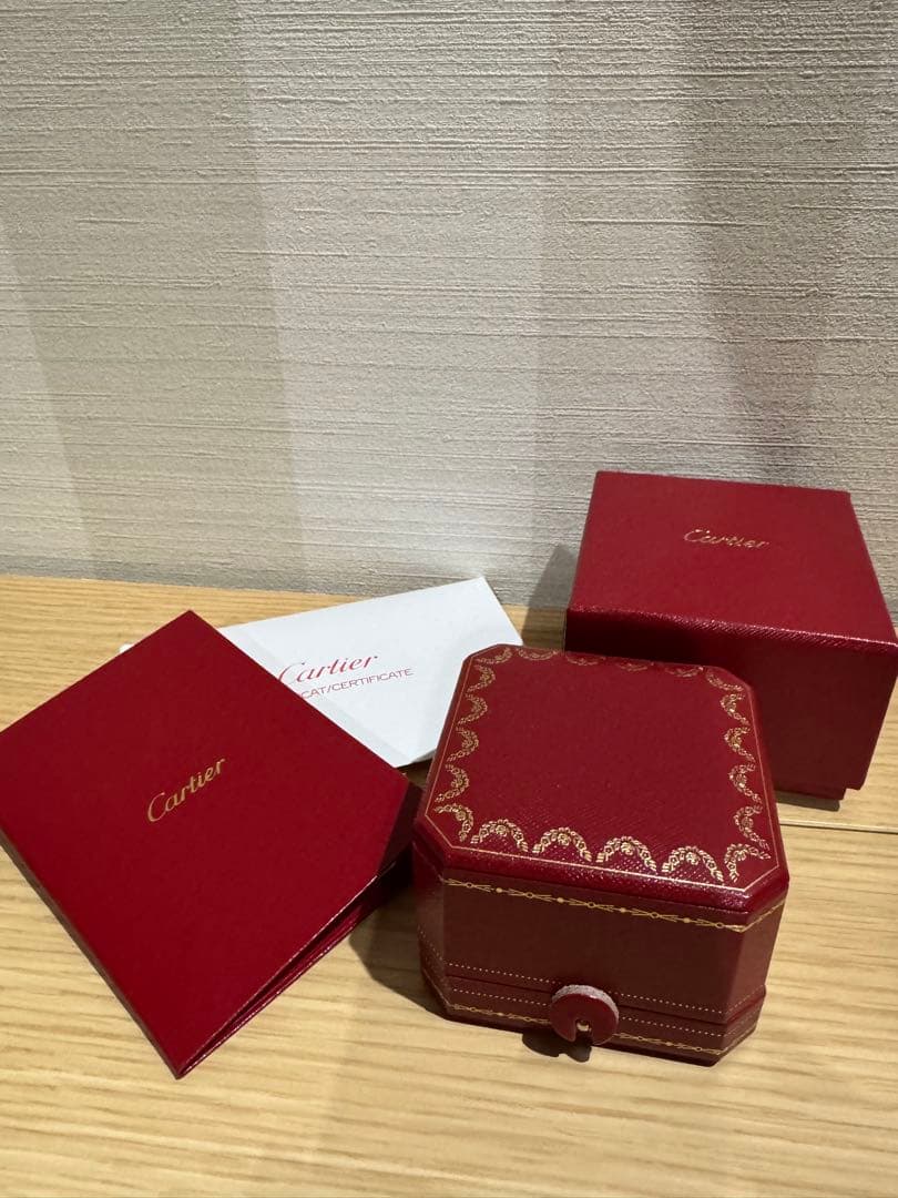 カルティエ トリニティリング クッション（スクエア型） クラシックモデル