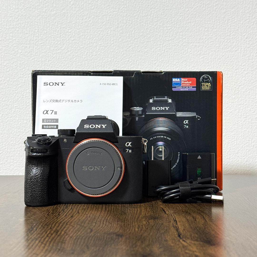 SONY α7III ボディ 元箱・説明書付き 動作良好