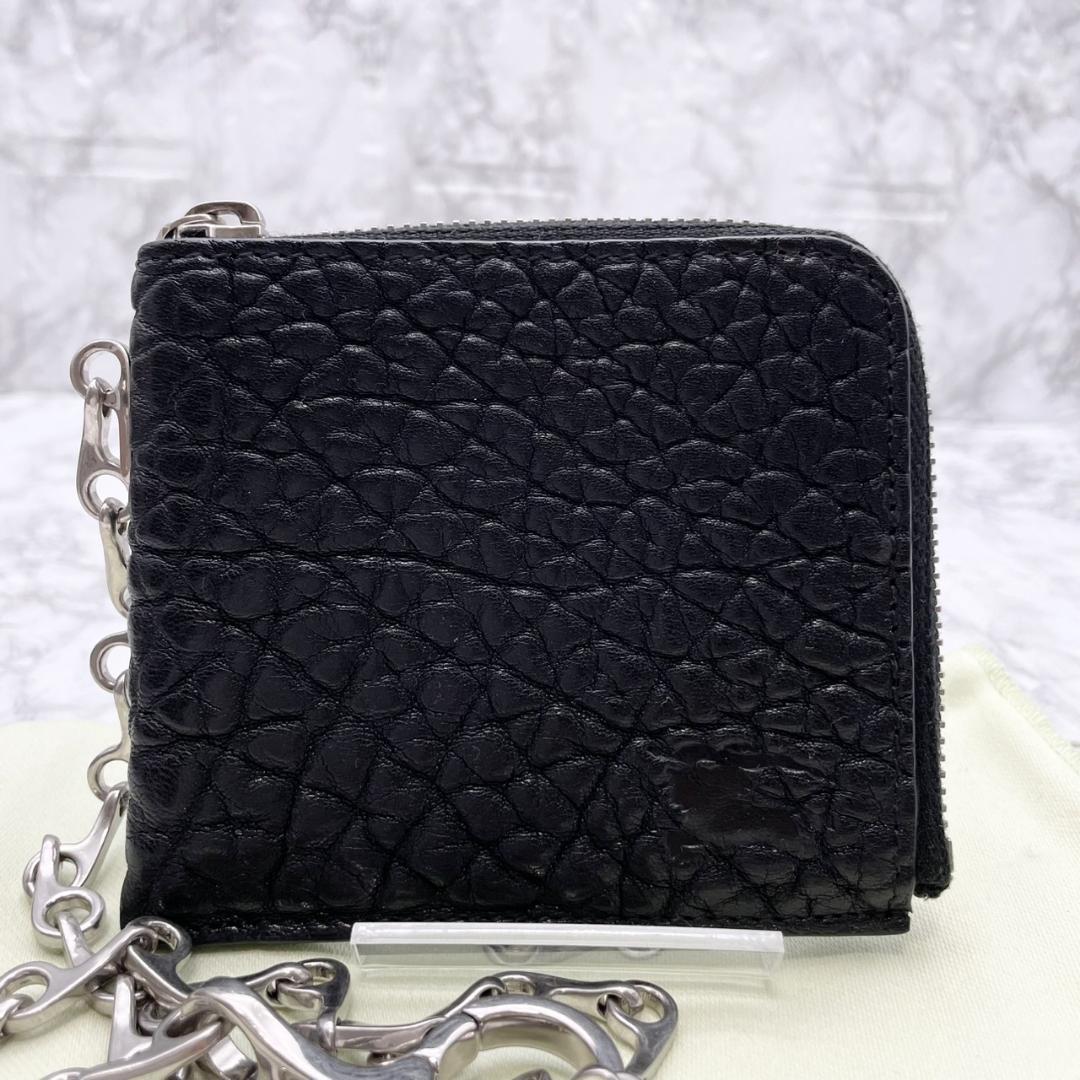 未使用級✨ Burberry バーバリー　財布 チェーン　ケース　ブラック