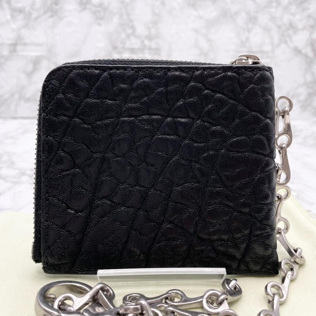 未使用級✨ Burberry バーバリー　財布 チェーン　ケース　ブラック
