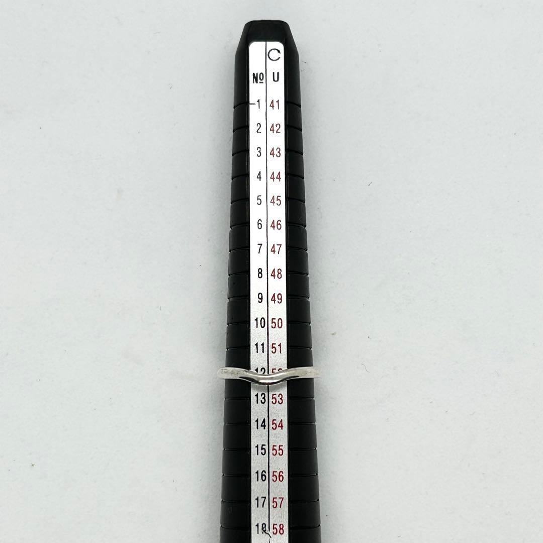 ティファニー❤️カーブドリング 12号 シルバー 箱付き シンプル 重ね付け 上品