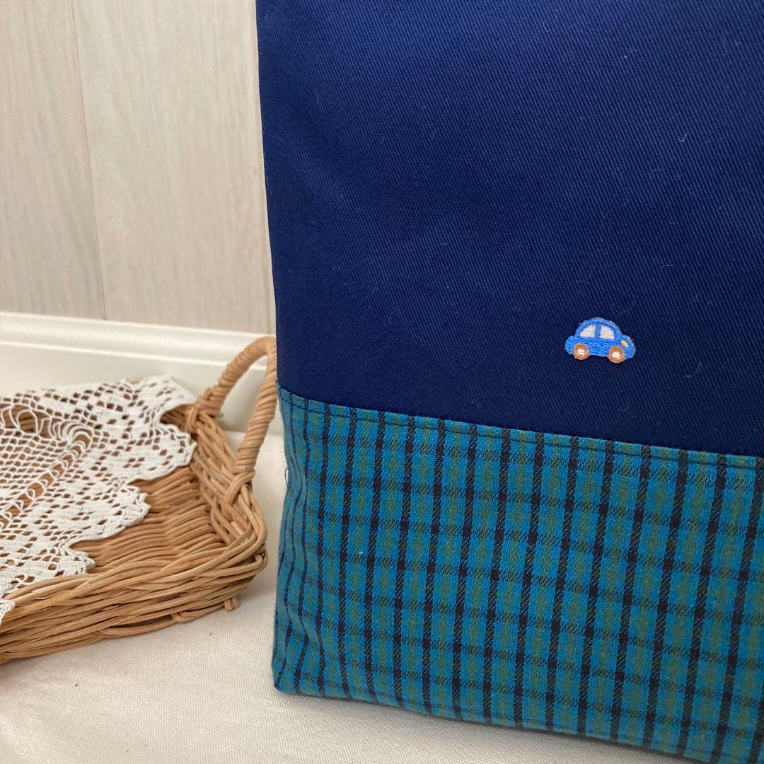 【Ri】《ファミリアワッペン使用》通園通学グッズ　5点セット　汽車