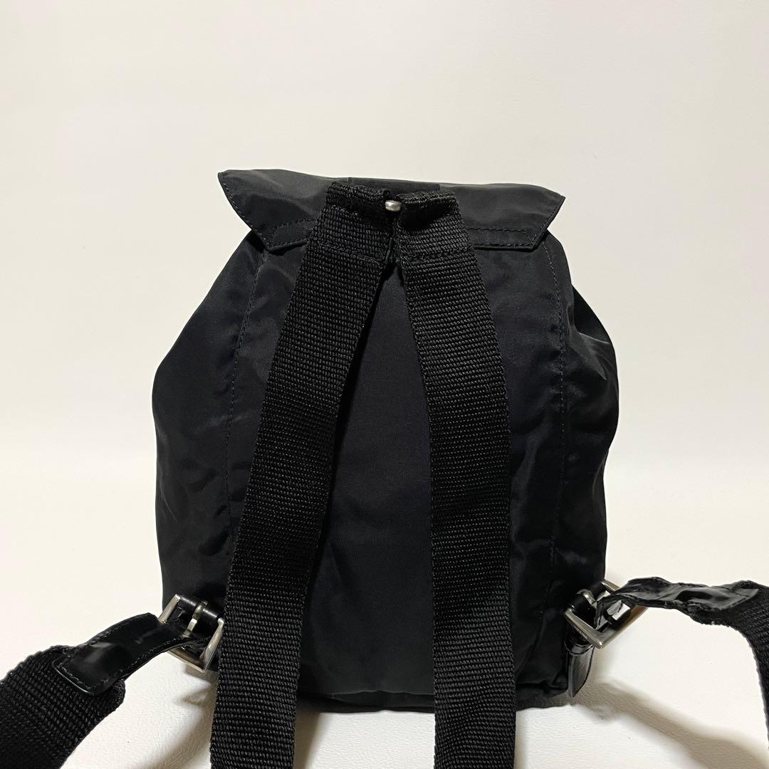 【美品】PRADA プラダ　リュック　バックパック　ナイロン　ブラック　黒