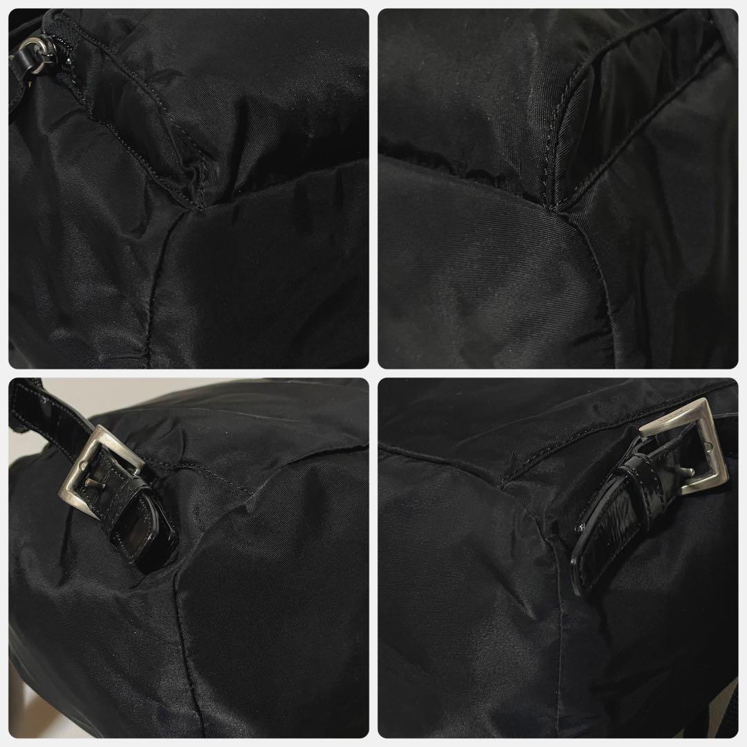 【美品】PRADA プラダ　リュック　バックパック　ナイロン　ブラック　黒