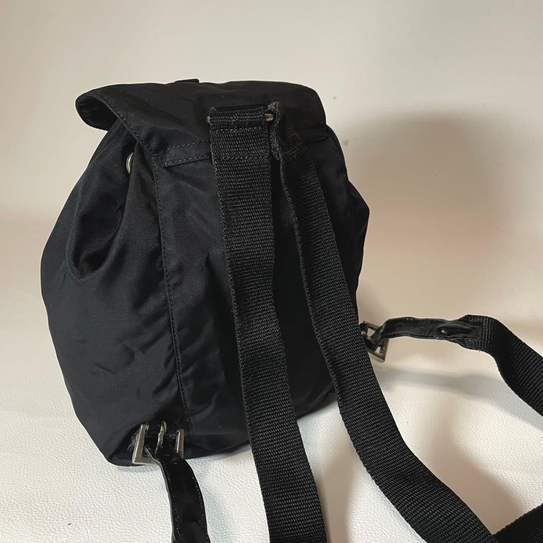 【美品】PRADA プラダ　リュック　バックパック　ナイロン　ブラック　黒