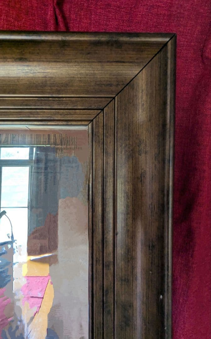 ビンテージ調 大型スタイリングミラー 鏡 姿見