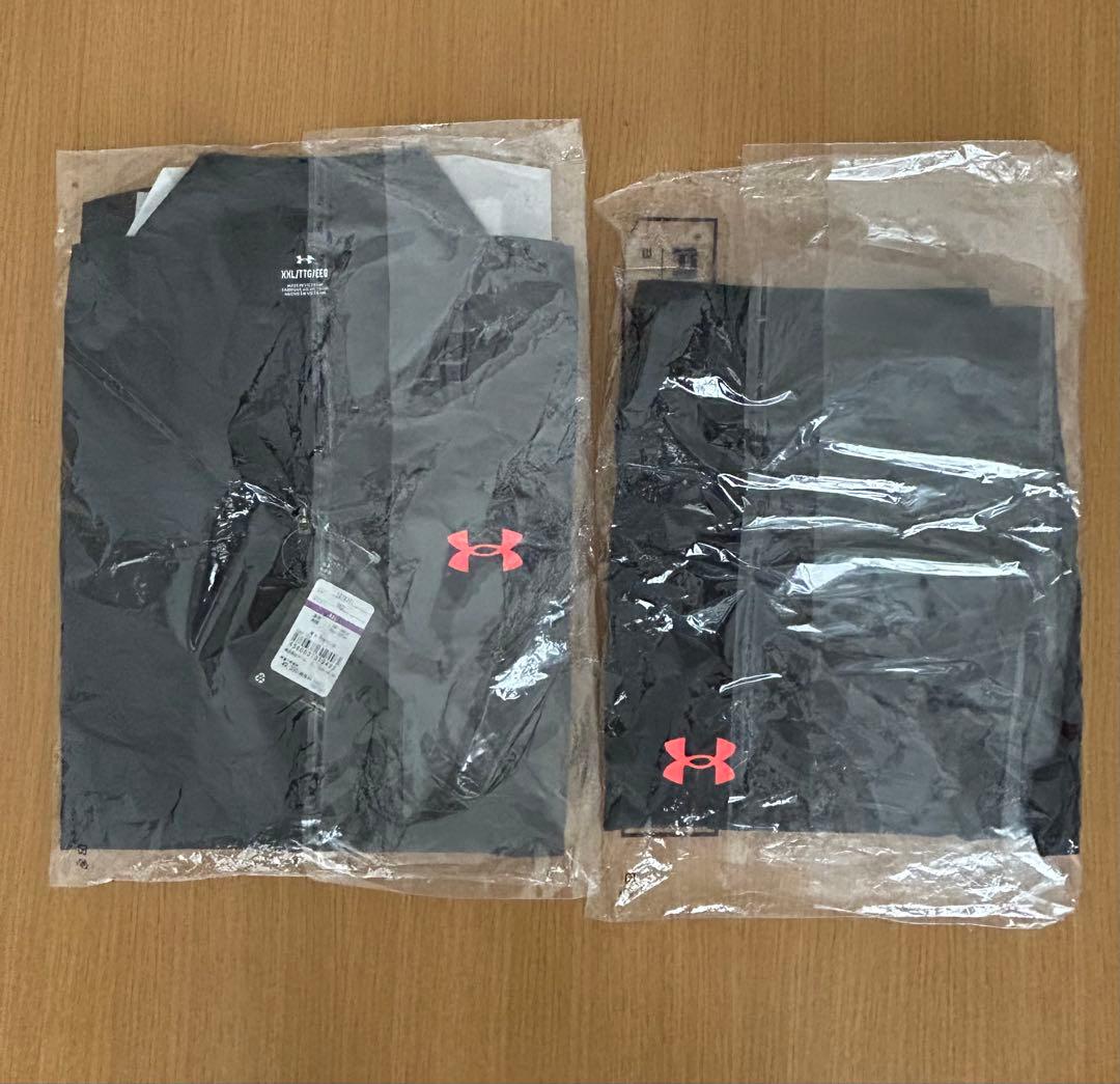 新品 アンダーアーマー　UAフレッシュウーブン　セットアップ　ブラック　XXL