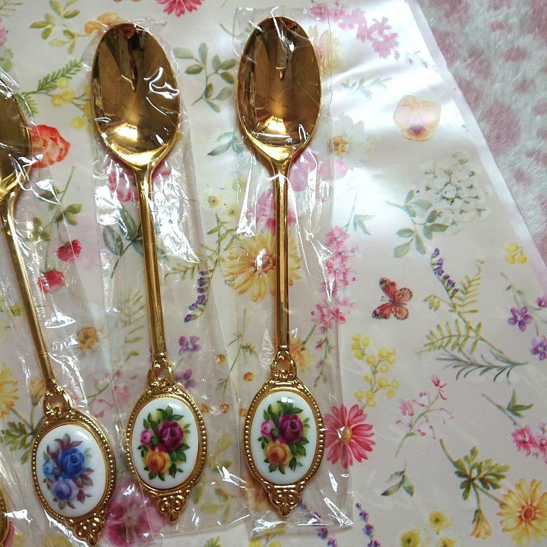 ロイヤルアルバート スプーン 4本+1本 計5本 未使用品