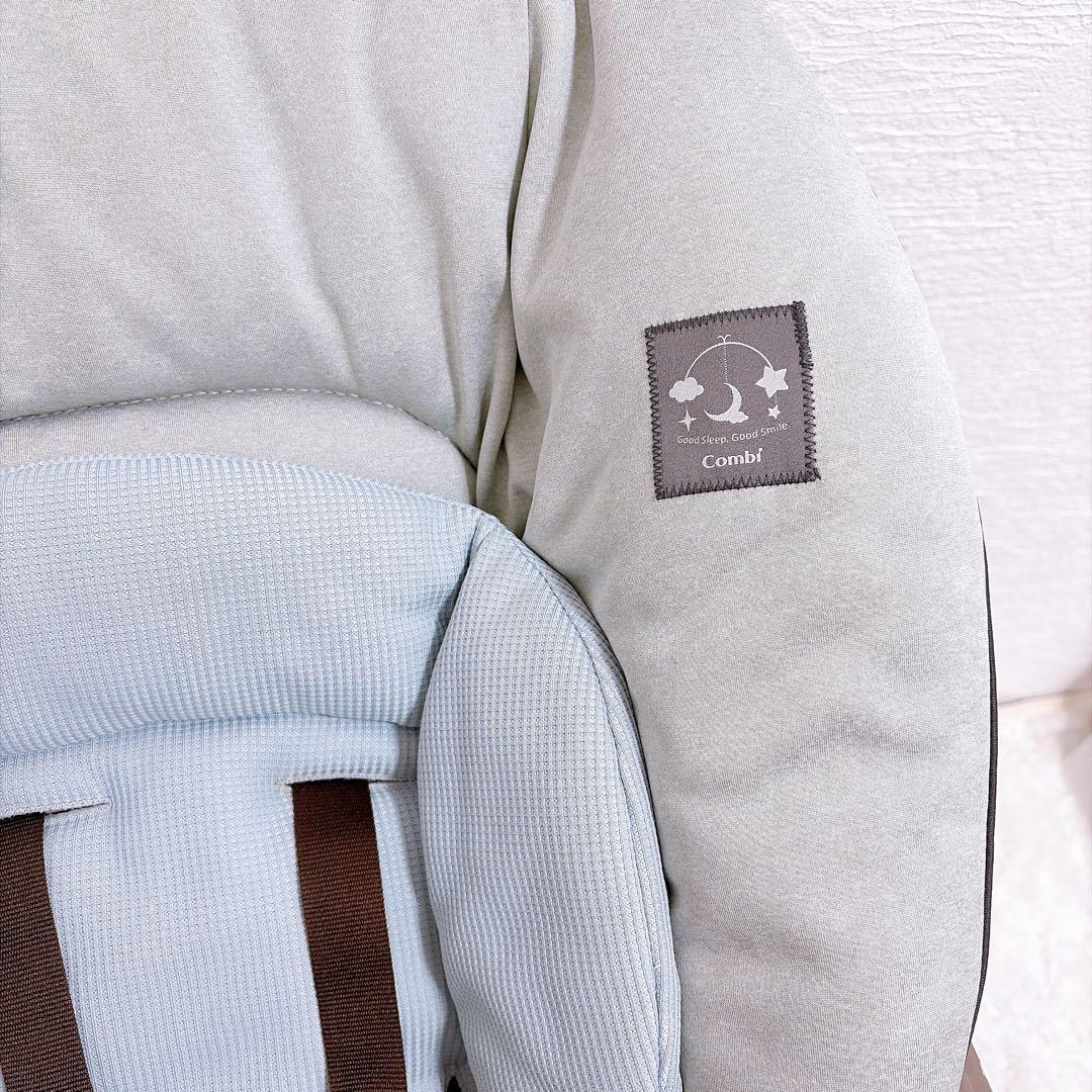 【美品】Combi コンビ ネムリラ AUTO SWING ミントグレー