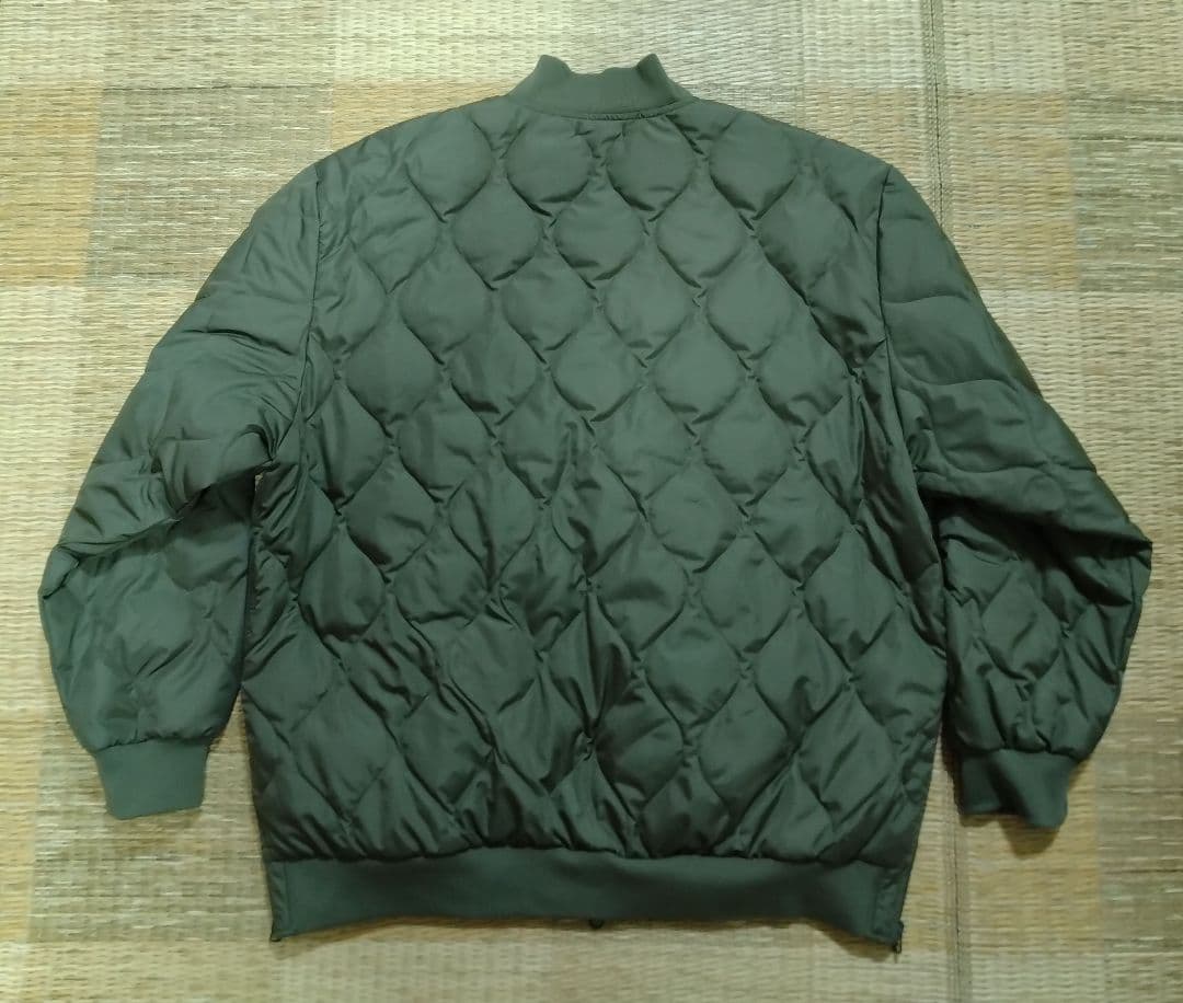 TAION ミリタリー MA-1 ダウンジャケット ダークオリーブ 3XL