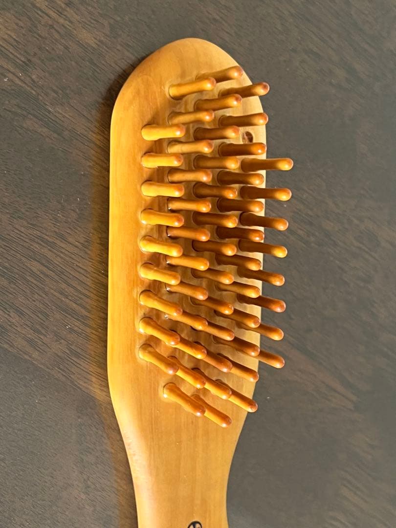 銀座三越購入　鹿児島県 喜多つげ製作所 さつまつげヘアブラシ　4.4万円