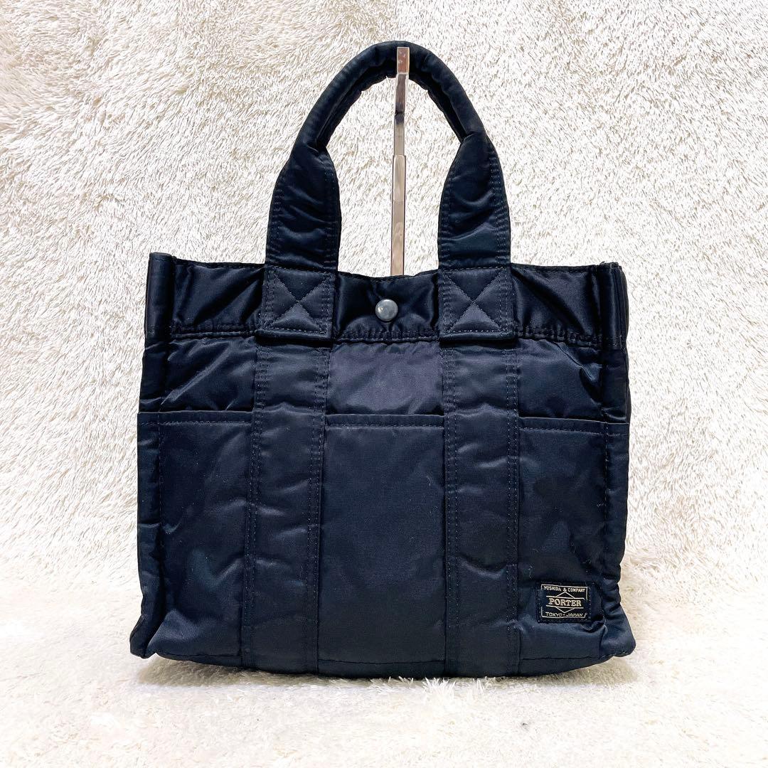 ヘッドポーター タンカー ハンドバッグ ミニトートバッグ ナイロン ブラック