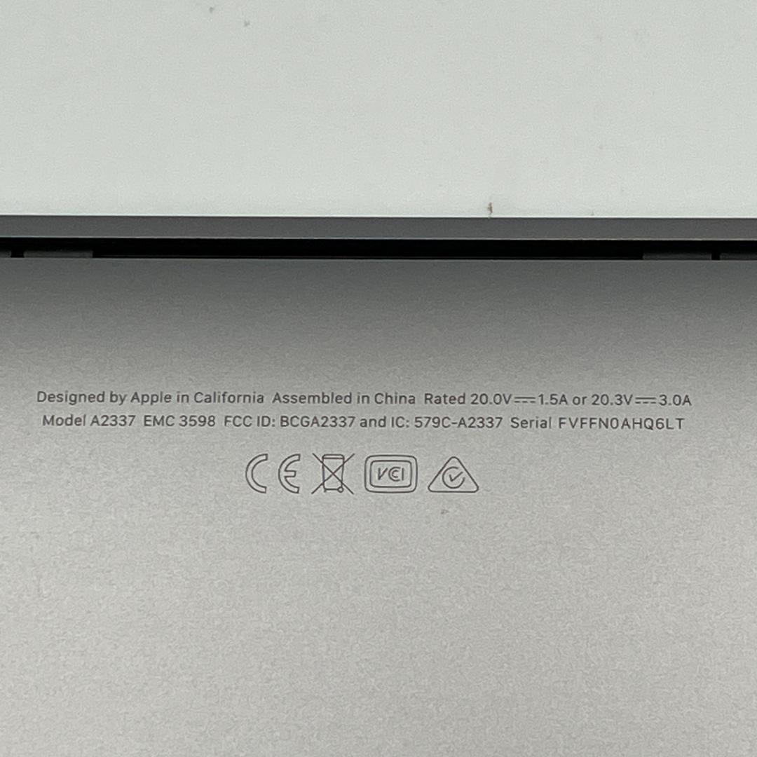 M1 MacBook Air 13インチ 16GB SSD 516GB