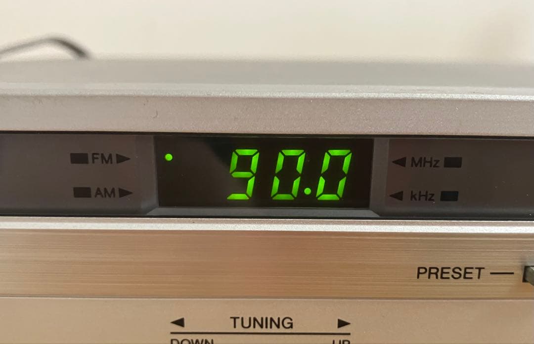 【AIWA/アイワ】FM/AMチューナー S-R7 通電のみ確認