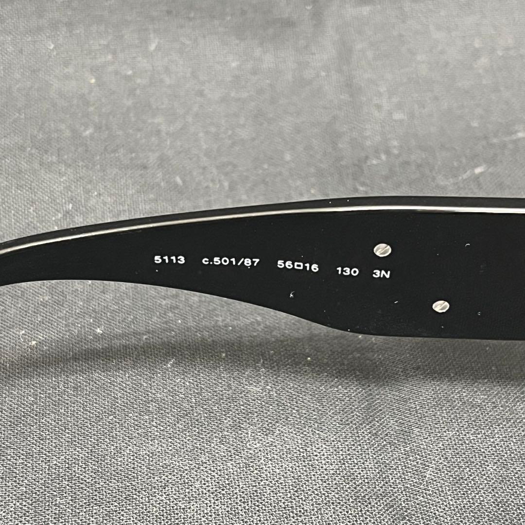 【T】売り尽くし✨CHANEL サングラス 5113 度なし ブラック カメリア