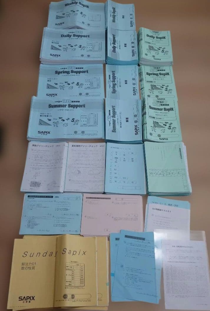 最新2025 SAPIX 小6 書込み少 デイリーサピックス 土特 講習 他
