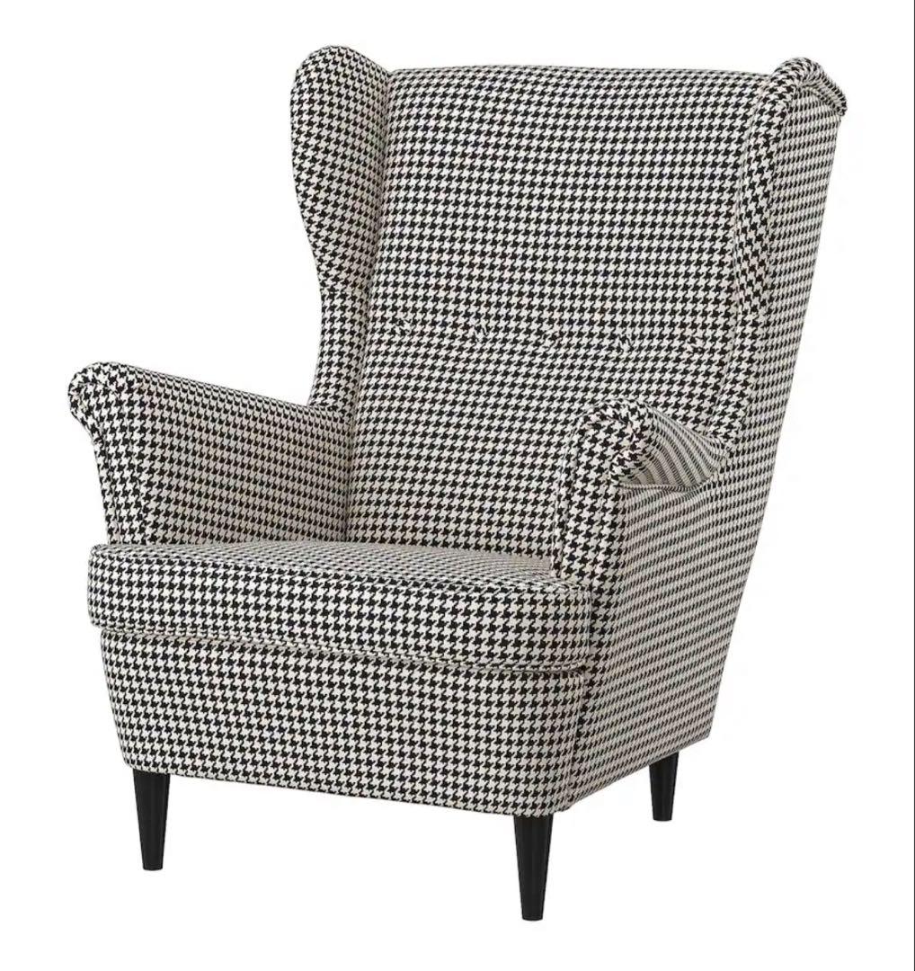 【仙波眞理 】IKEAリネン生地 一人掛けソファ※