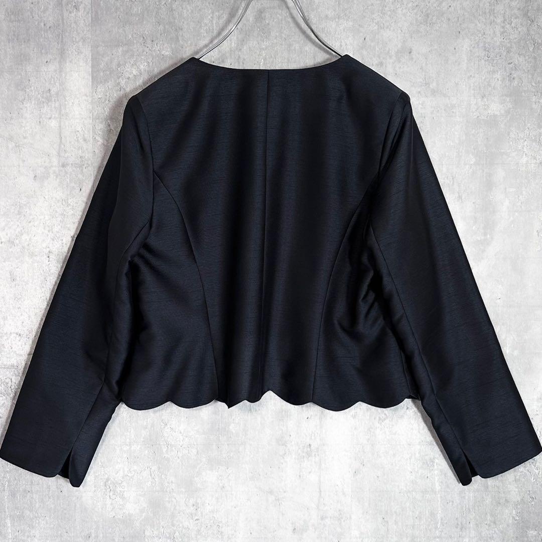 極美品⭐︎ INFINE 大きいサイズ 15号 ワンピースセットアップ　紺