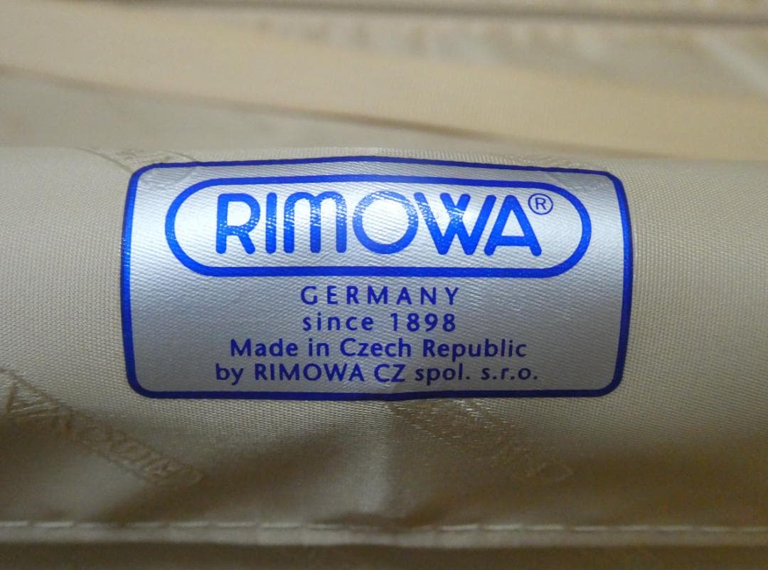 【美品】RIMOWA 軽量スーツケース サルサデラックス 82L ブラウン