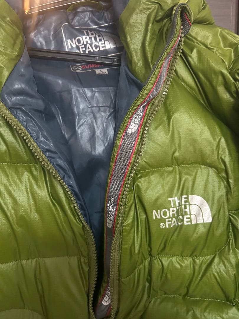 THE NORTH FACE ダウンジャケット オリーブグリーン メンズL