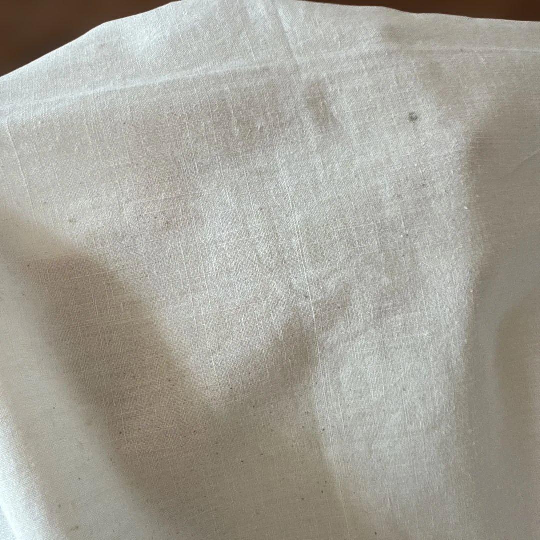 フランスアンティークஐ⋆*ホワイトドロンワーク刺繍のテーブルクロス