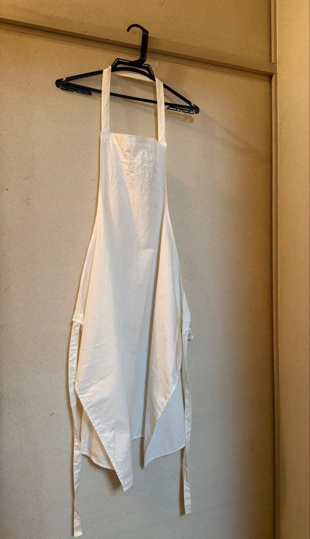 【希少】マルジェラ　 ホワイト エプロン