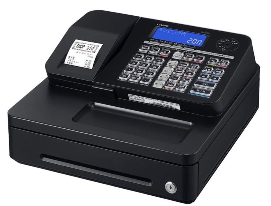 【新品・未使用・未開封】CASIO SR-S200-EX ブラック レジスター