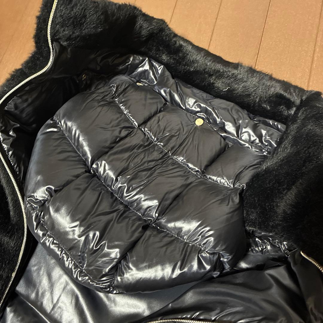 HERNO ブラック エコファーベスト　おしゃれ！梅田阪急店購入！完売　ブラック