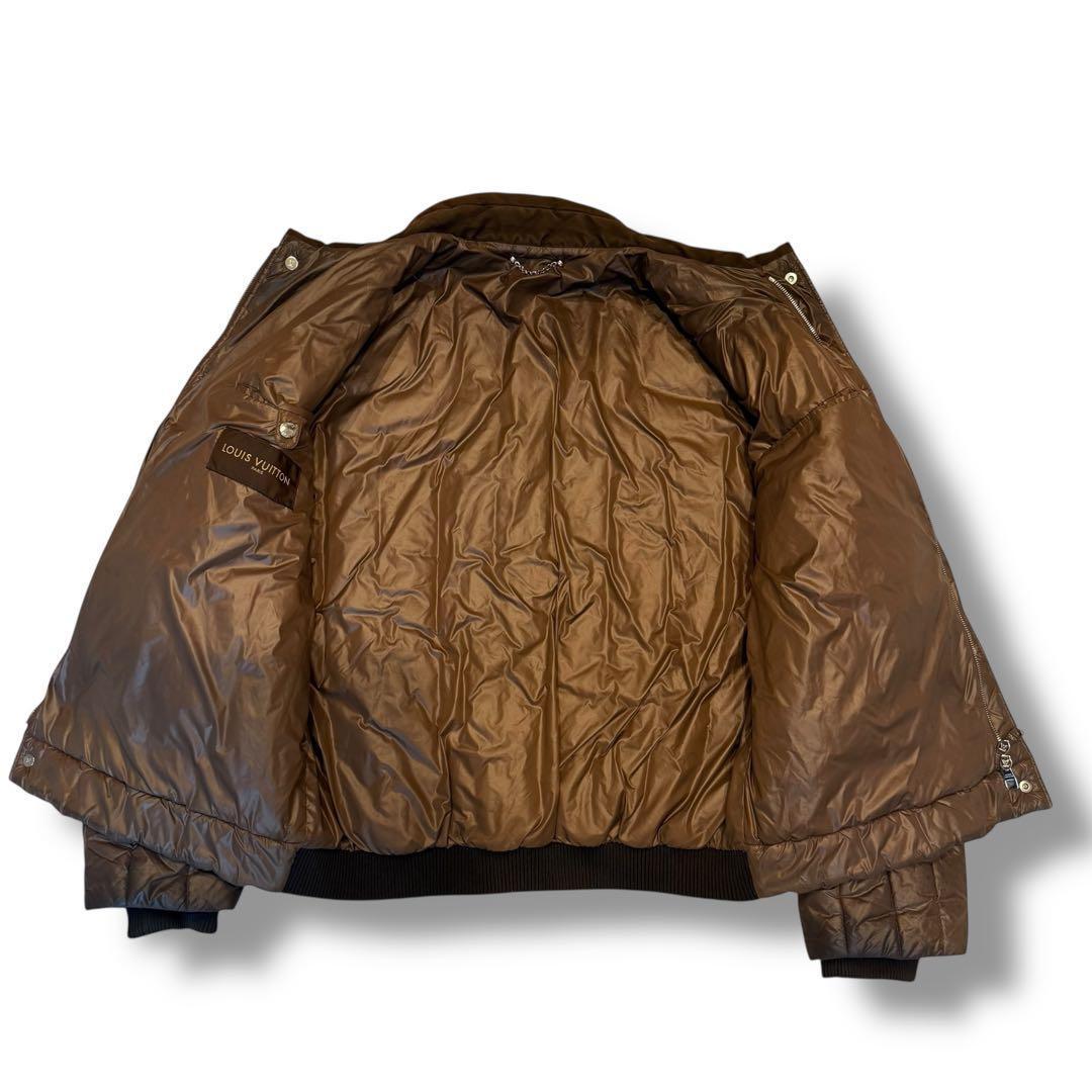 LOUIS VUITTON ルイヴィトン レザー ジャケット ロゴ LV