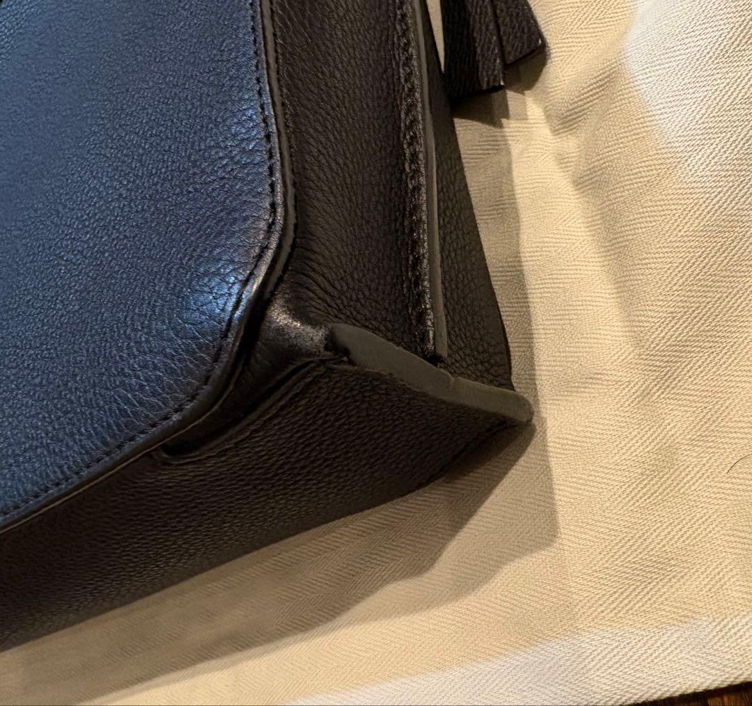 美品　ロエベLOEWEゴヤシンブリーフケース黒 レザー ビジネスバッグ