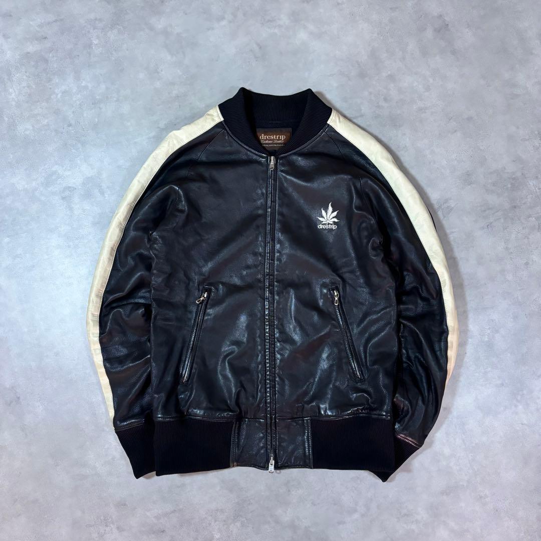 drestrip ドレストリップ ディアスキン レザートラックジャケット
