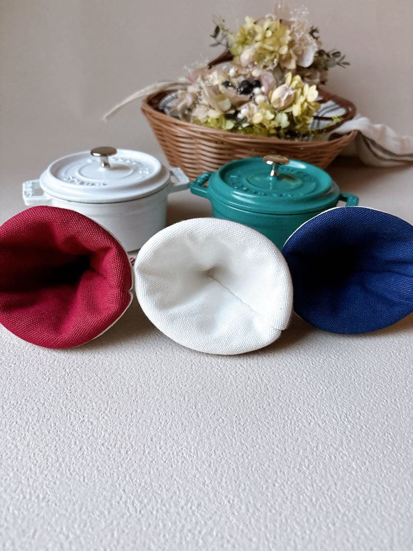 【kaori】三角鍋つかみ　オーダー　ポメックス